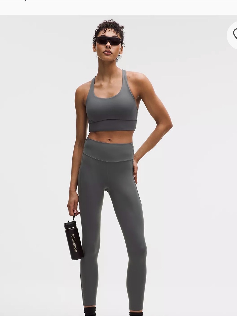 lululemon athletica High-Rise Pocket Leggings - Onyx Grey size 10 NWT